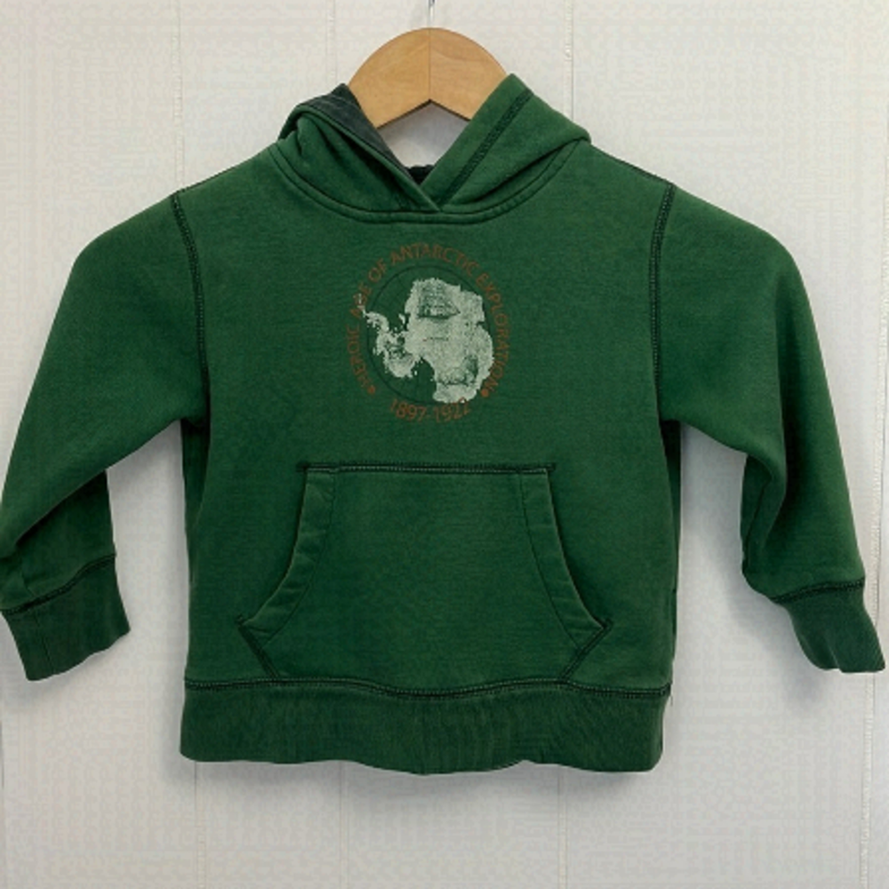 Boys Lands’ End distressed Hoodie size 4